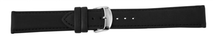 Echtleder Uhrenarmband, schwarz, 18 - 24 mm - Image 4