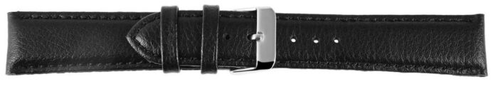 Echtleder-Uhrenarmband, schwarz, 12 mm~24 mm - Image 3