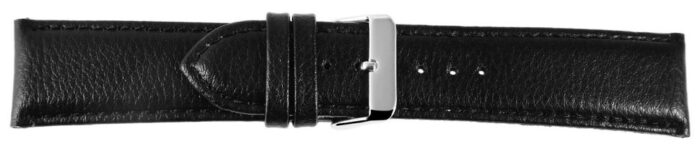 Echtleder-Uhrenarmband, schwarz, 12 mm~24 mm - Image 10
