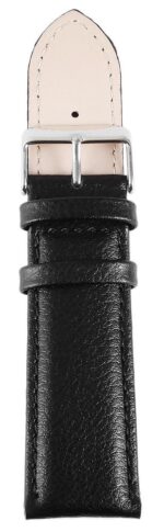 Echtleder-Uhrenarmband, schwarz, 12 mm~24 mm - Image 11