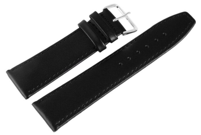 Echtleder-Uhrenarmband, schwarz, 18 mm - 24 mm - Image 10