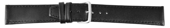 Echtleder-Uhrenarmband, schwarz, 18 mm - 24 mm - Image 4