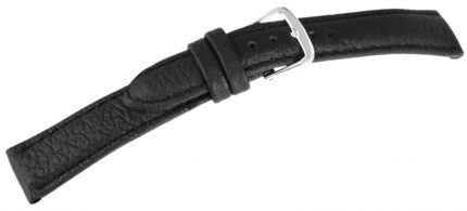 Echtleder-Uhrenarmbänder, schwarz, VE 10, 18 mm - 24 mm