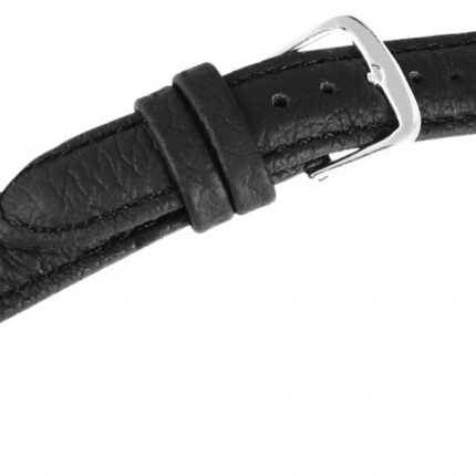 Echtleder-Uhrenarmbänder, schwarz, VE 10, 18 mm - 24 mm