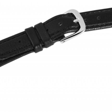 Echtleder-Uhrenarmband, schwarz, VE 12, 12 mm - 24 mm