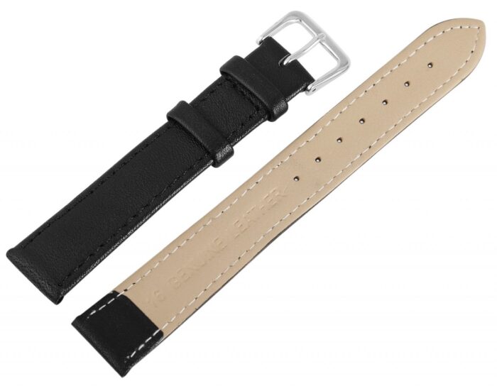 Echtleder-Uhrenarmband, schwarz, VE 12, 12 mm - 24 mm - Image 11