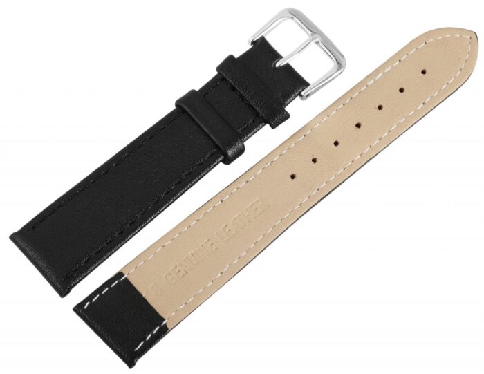 Echtleder-Uhrenarmband, schwarz, VE 12, 12 mm - 24 mm - Image 15