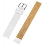 Echtleder-Uhrenarmband, nahtlos, weiß, 12 mm - 20 mm - Image 8