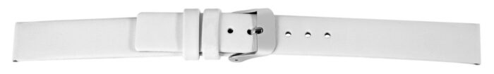 Echtleder-Uhrenarmband, nahtlos, weiß, 12 mm - 20 mm - Image 9