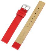 Echtleder-Uhrenarmband, nahtlos, rot, 12 mm - 20 mm - Image 3