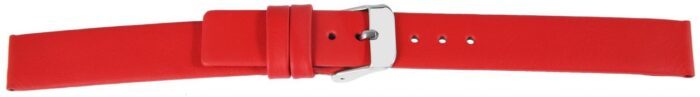 Echtleder-Uhrenarmband, nahtlos, rot, 12 mm - 20 mm - Image 4