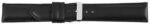 Basic Echtleder Armband, Edelstahl Dornschließe, schwarz, 18~24 mm - Image 4