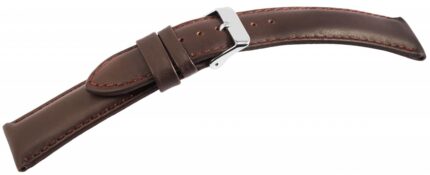 Echtleder-Uhrenarmband, braun, 18 mm - 24 mm