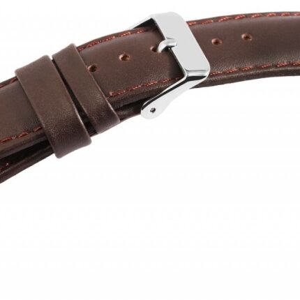 Echtleder-Uhrenarmband, braun, 18 mm - 24 mm
