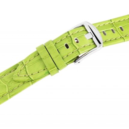 Echtleder-Uhrenarmband, hellgrün, 20 mm / 22 mm