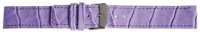 Lederimitation-Uhrenarmband, lila, VE 12, 14 mm / 18 mm - Image 1