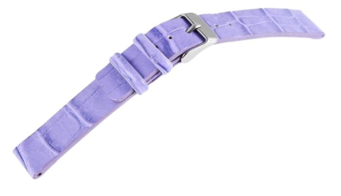 Lederimitation-Uhrenarmband, lila, VE 12, 14 mm / 18 mm - Image 2