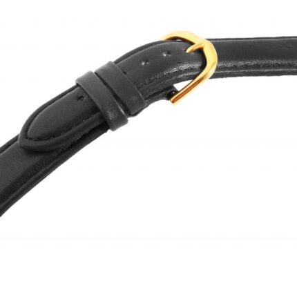 Echtleder-Uhrenarmbänder, schwarz, VE 12, 12 mm - 22 mm