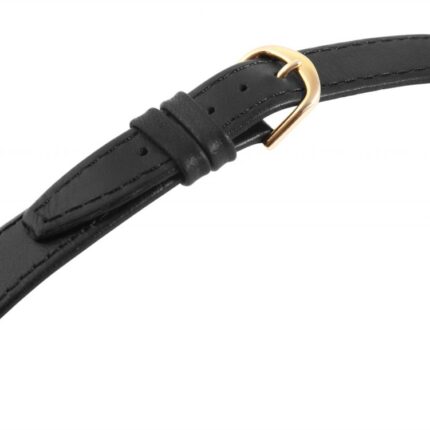 Echtleder-Uhrenarmbänder, schwarz, VE 12, 18 mm