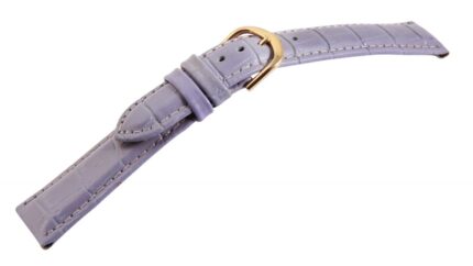 Echtleder-Uhrenarmbänder, lila, VE 12, 18 mm