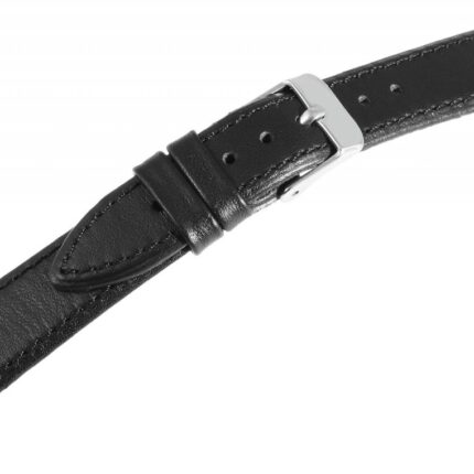 Echtleder-Uhrenarmbänder, schwarz, VE 12, 16 mm / 22 mm