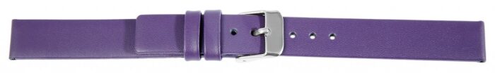 Echtleder-Uhrenarmband, nahtlos, lila, 14 - 22 mm - Image 4