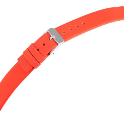 Echtleder-Uhrenarmband, nahtlos, rot, 14 - 22 mm