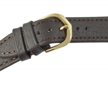 Lederimitation-Uhrenarmband, braun, 12 mm - 18 mm