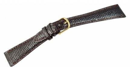 Echt Lederarmband in braun, 16 mm