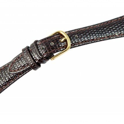 Echt Lederarmband in braun, 16 mm