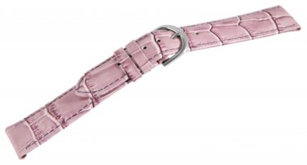 Echtlederband flieder, lila Naht, 16 - 20 mm