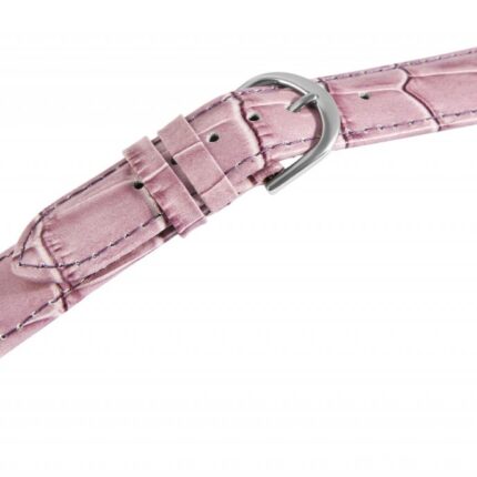 Echtlederband flieder, lila Naht, 16 - 20 mm