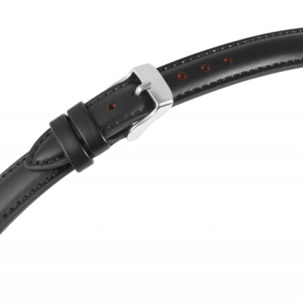Echtleder Uhrenarmband, schwarz, 12 - 22 mm