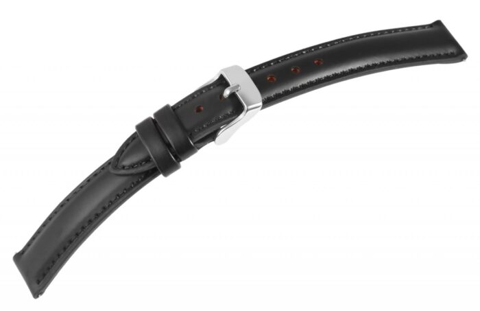 Echtleder Uhrenarmband, schwarz, 12 - 22 mm - Image 1