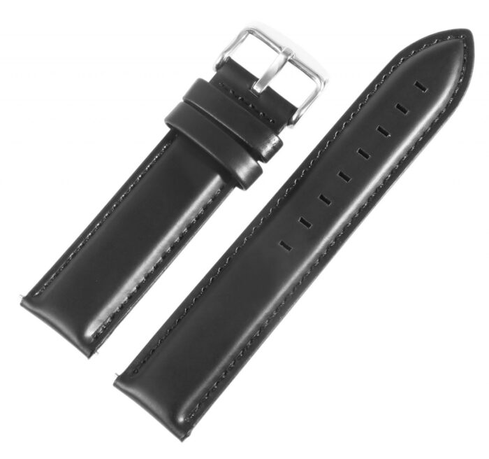 Echtleder Uhrenarmband, schwarz, 12 - 22 mm - Image 6
