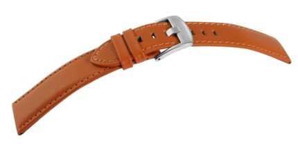 Uhrenersatzarmband aus Echtleder, super soft, hellbraun, 18 - 26 mm
