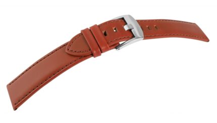 Uhrenersatzarmband aus Echtleder, super soft, braun, 18 - 26 mm