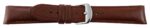Echtleder Uhrenarmband, gepolstert, genäht, braun, 20 & 22 mm - Image 4
