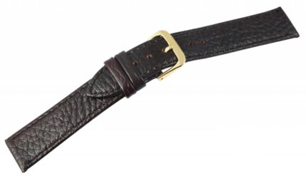 Echtleder-Uhrenarmbänder, dunkelbraun, VE 12, 12 mm - 24 mm