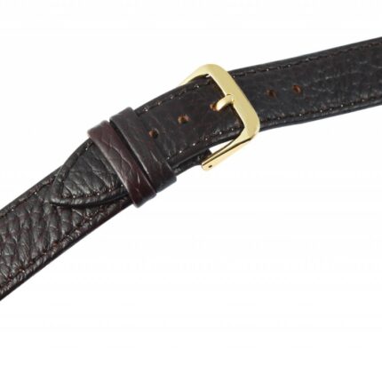 Echtleder-Uhrenarmbänder, dunkelbraun, VE 12, 12 mm - 24 mm