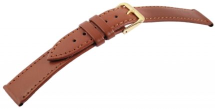 Echtleder-Uhrenarmbänder, braun, VE 12, 12 mm - 24 mm