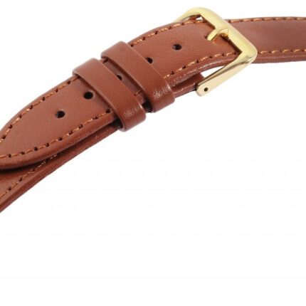 Echtleder-Uhrenarmbänder, braun, VE 12, 12 mm - 24 mm