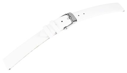 Echtleder Uhrenarmband, weiß, XL, 12 mm - 14 mm