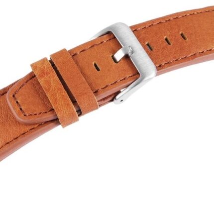 Echtleder-Uhrenarmband, braun, 22 mm - 26 mm