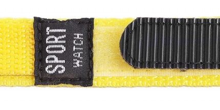 Klett-Uhrenarmbänder, gelb, VE 12, 14 mm