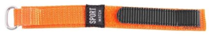 Klett-Uhrenarmbänder, orange, VE 12, 14 mm