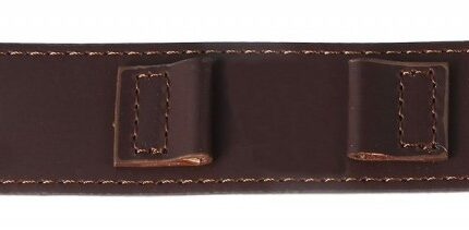 Raptor Echtleder-Uhrenarmband, braun, 18 mm