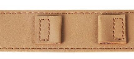 Raptor Echtleder-Uhrenarmband, hellbraun, 18 mm