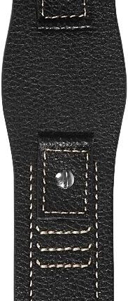 Hochwertiges Echt-Lederband, schwarz, SET