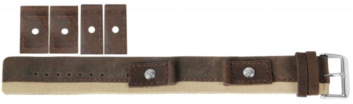 Hochwertiges Echt-Lederband, braun/beige, Gr. 14, 16, 18 - Image 2